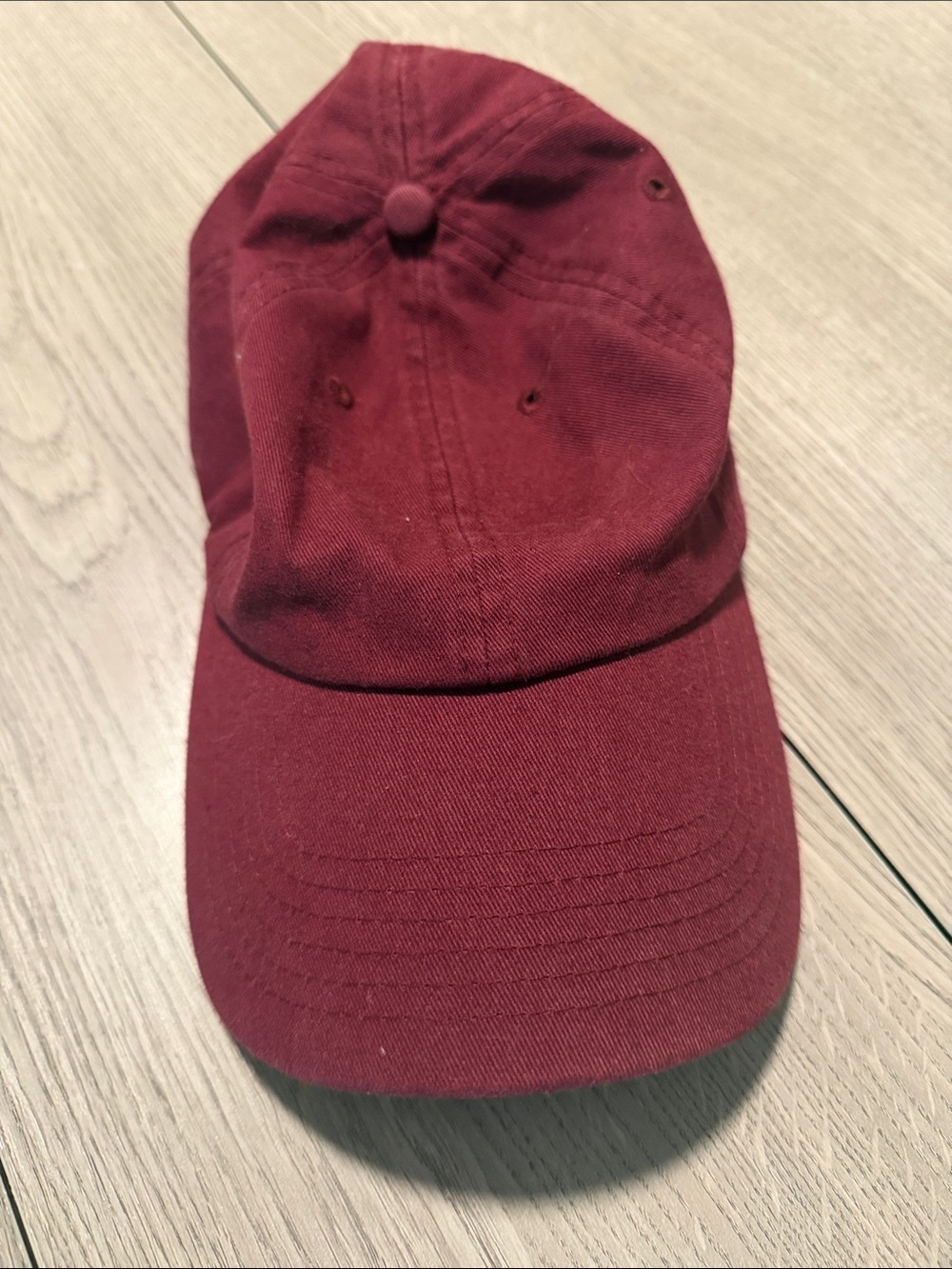Women's Burgundy Baseball Cap - Unbranded